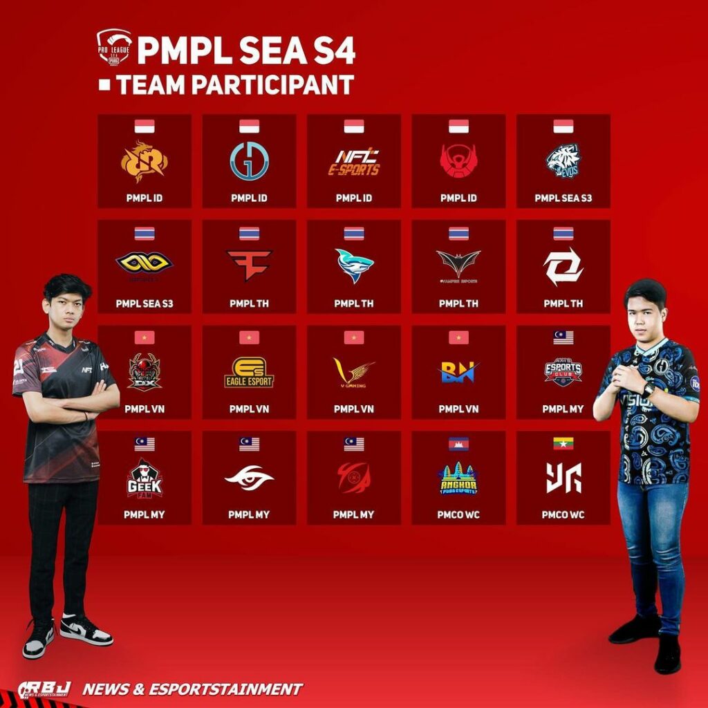 Lengkap Sudah Ini Daftar Tim Peserta Pmpl Sea Championship Season