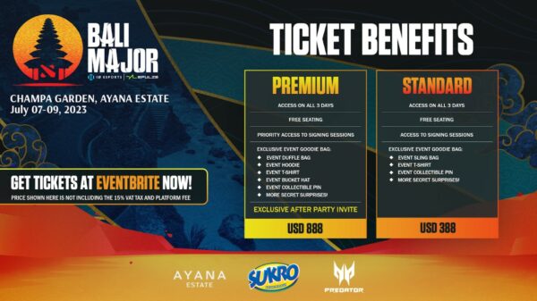 Dianggap Mahal Tiket Bali Major Ludes Dalam 6 Jam ONE Esports Indonesia