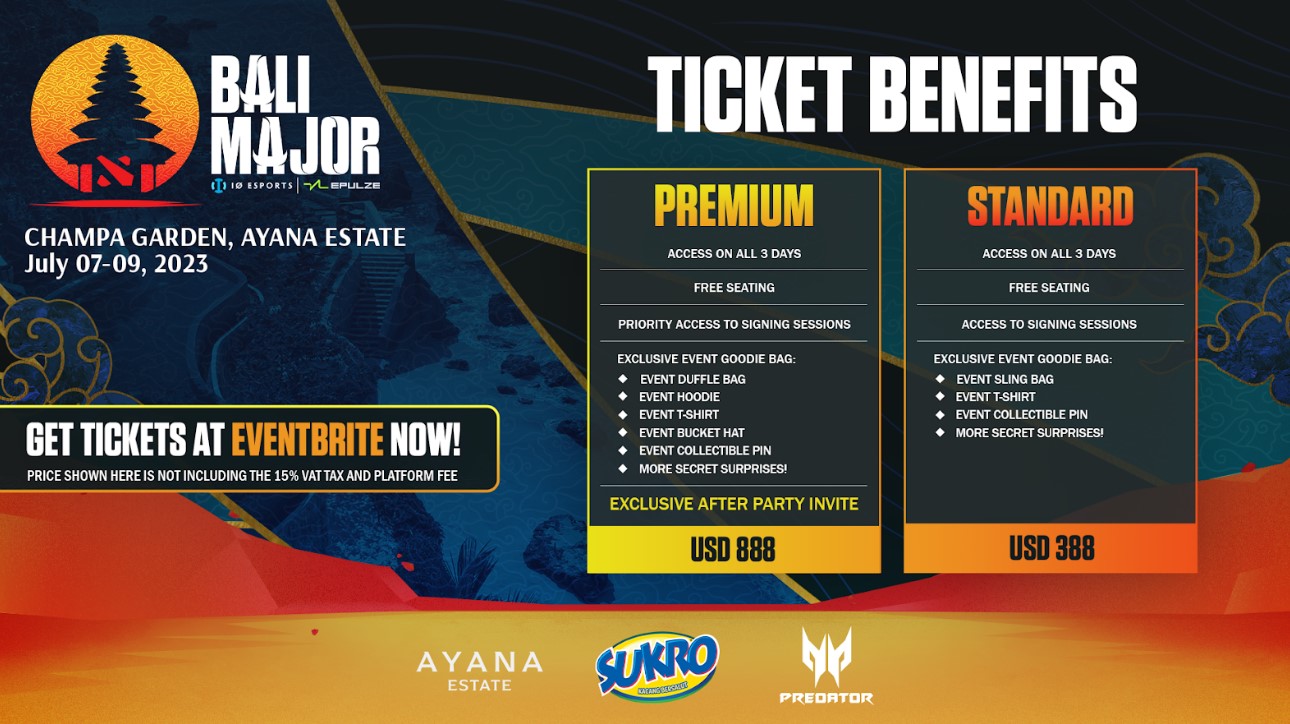 Cara Beli Tiket Bali Major Jangan Sampai Kehabisan One Esports