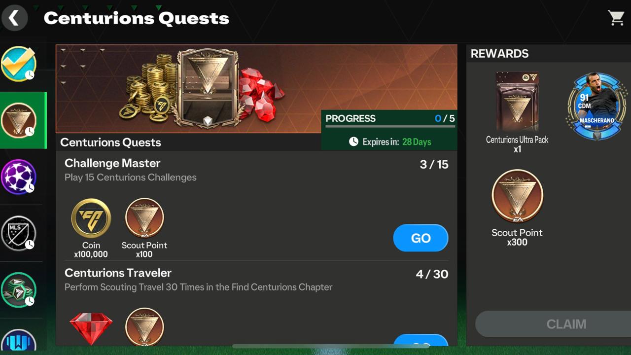 Panduan Event Centurions Ea Fc Mobile Card Player Quest Exchange