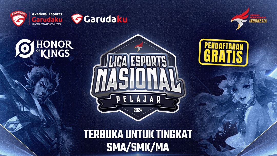 Fantastis Liga Esports Nasional Pelajar Diramaikan Tim