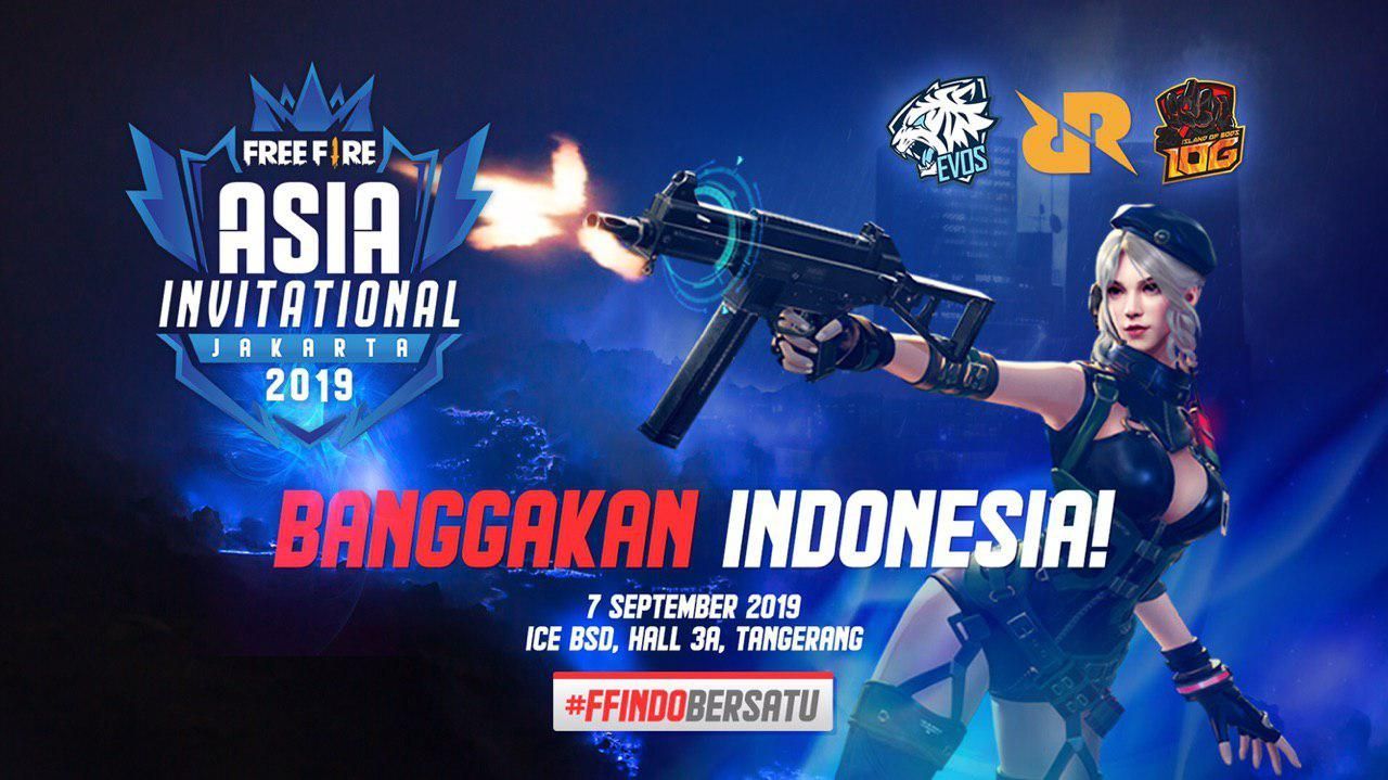 Indonesia Jadi Tuan Rumah Free Fire Asia Invitational 2019 ONE