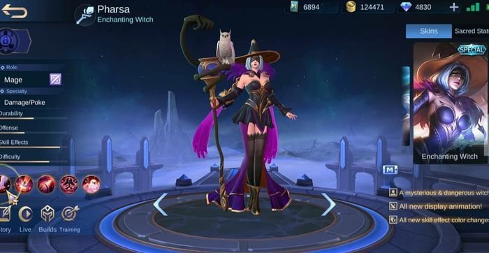 Enchanting Witch Skin Eksklusif Season Jatuh Ke Tangan Pharsa One