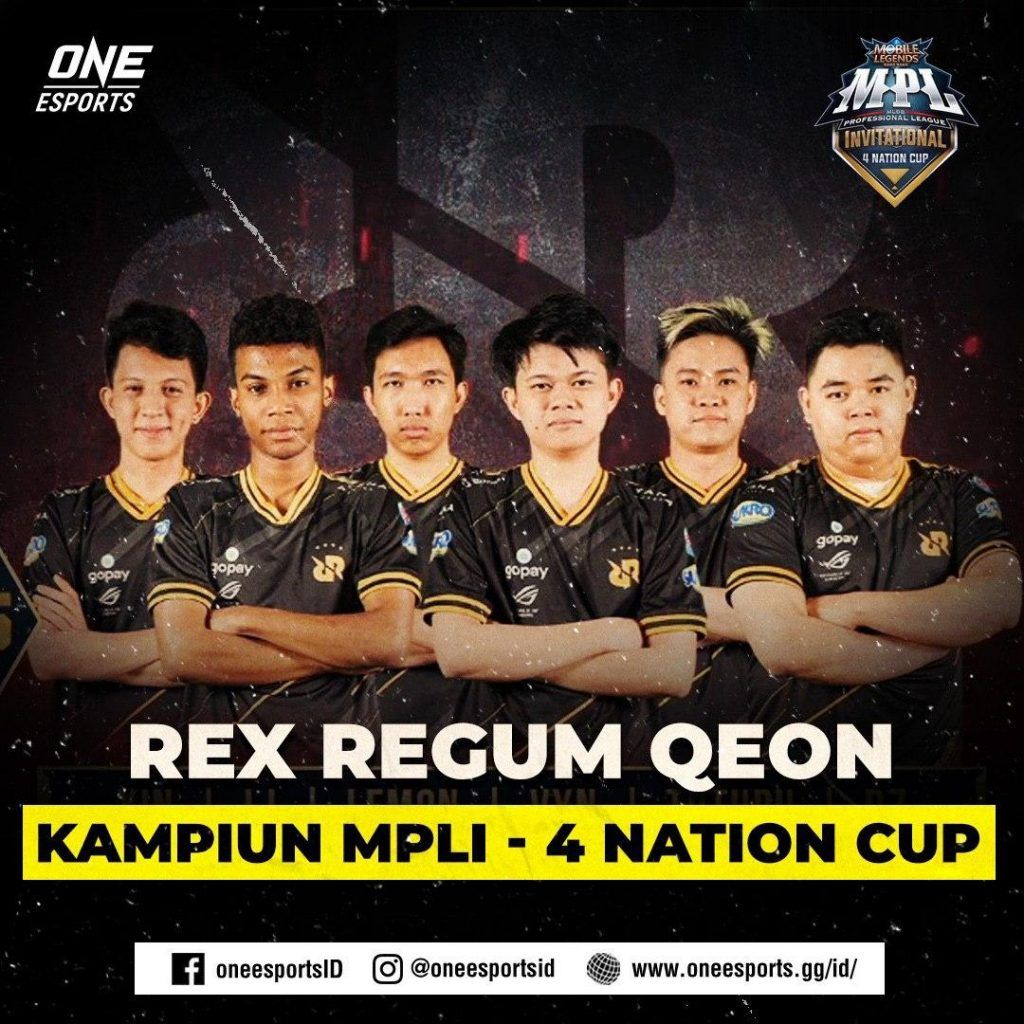 Bantai Rsg Rrq Juara Mpl Invitational Nation Cup One Esports Indonesia