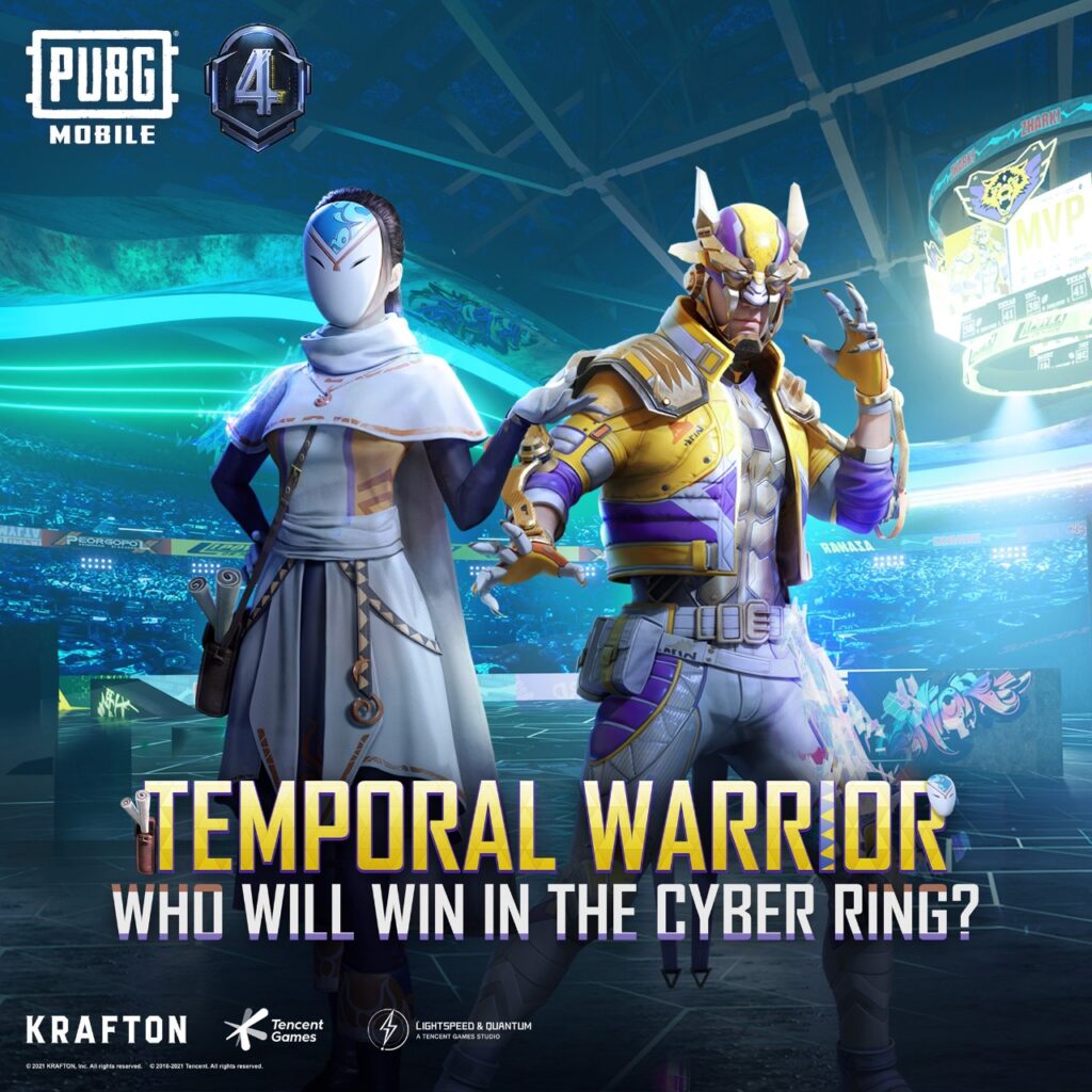 Royale Pass Month 4 "Temporal Warrior" PUBG Mobile hadirkan tema cyber