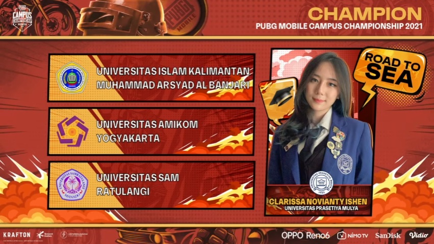 PUBG Mobile, PMCC ID 2021, PMCC SEA 2021, UNISKA, UAY, UNSRAT Nier
