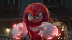 Knuckles in Sonic the Hedgehog 2 movie.