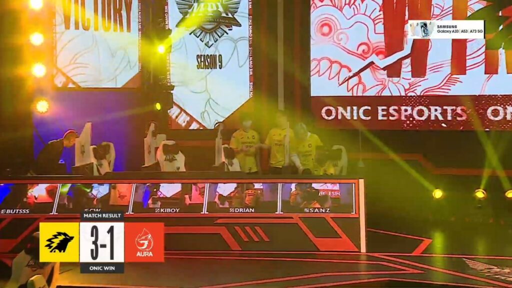 ONIC Esports vs Aura Fire