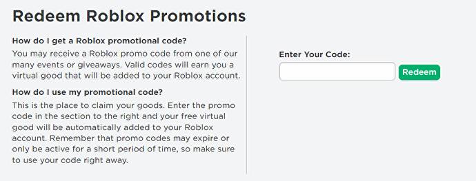 Cara Redeem Kode Voucher Roblox Terbaru 