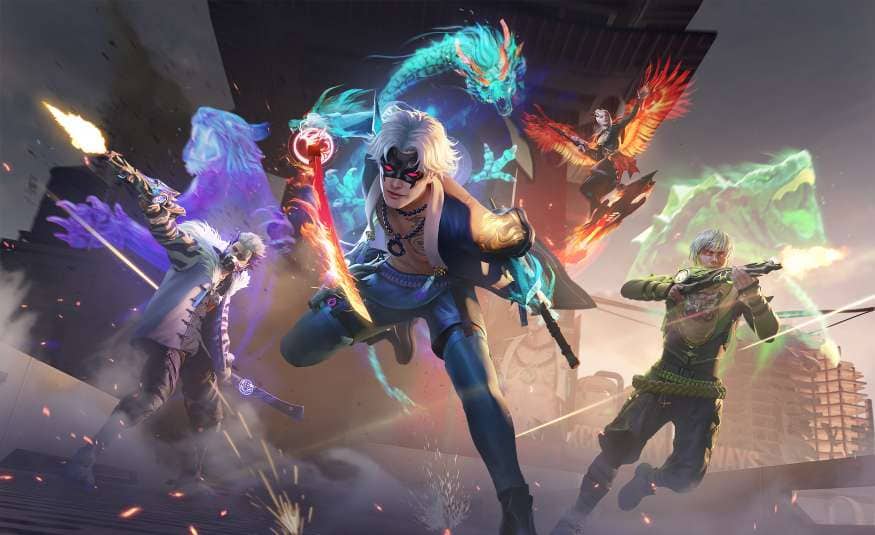 Bundle Rampage Free Fire - The Mythos Four