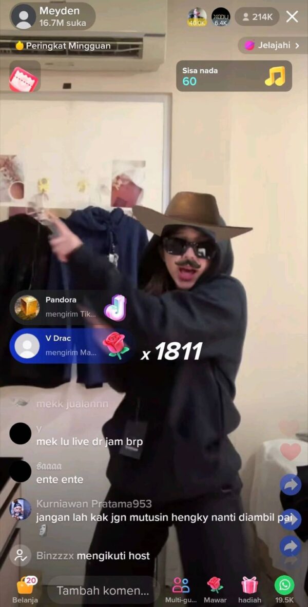 Meyden Tiktok Viral Capai 200ribu Viewers Ini Rahasianya One