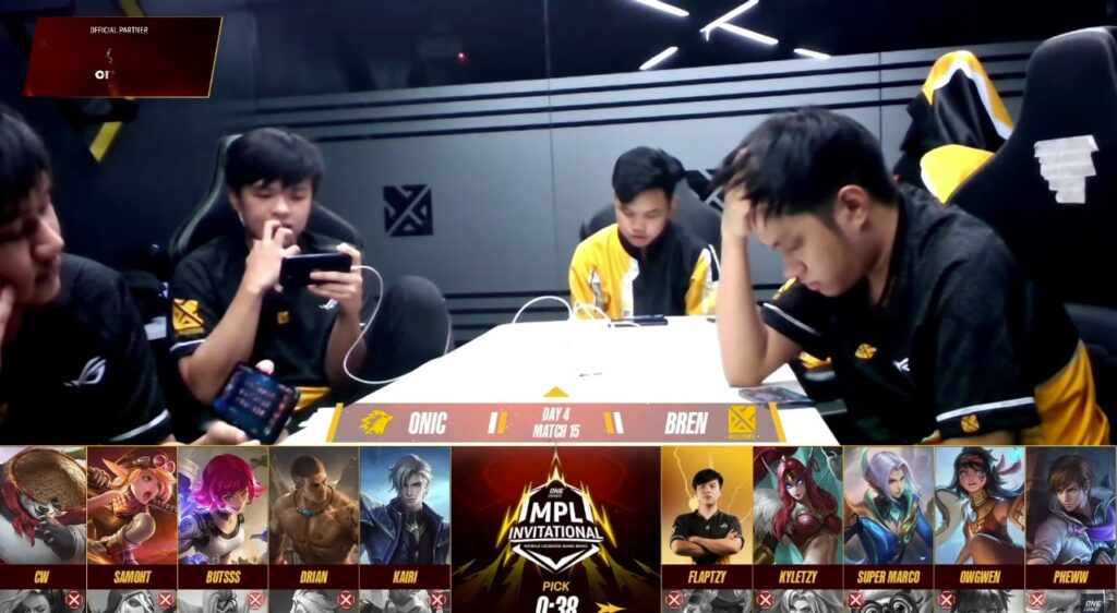 Bren Esports harus menghadapi strategi draft ONIC Esports