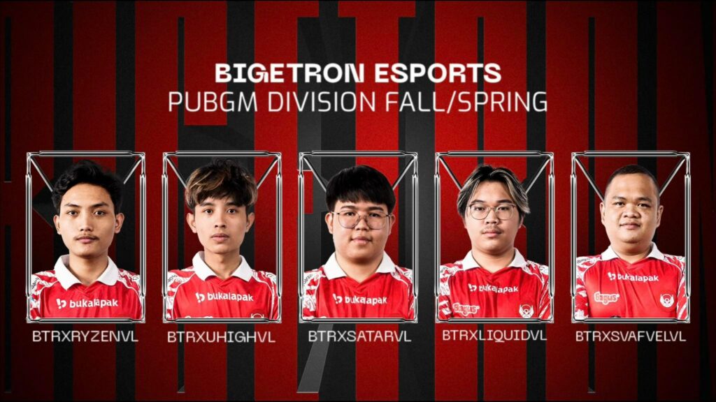 roster baru Bigetron PUBGM, Bigetron Red Villains, Bigetron Esports, PUBG Mobile