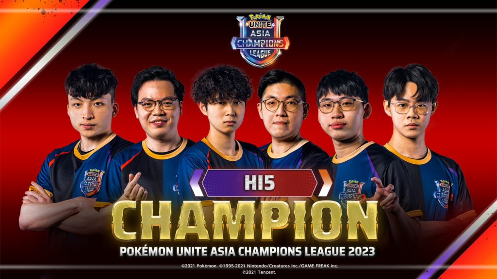 Hi5, Liga Champions Asia UNITE Pokemon