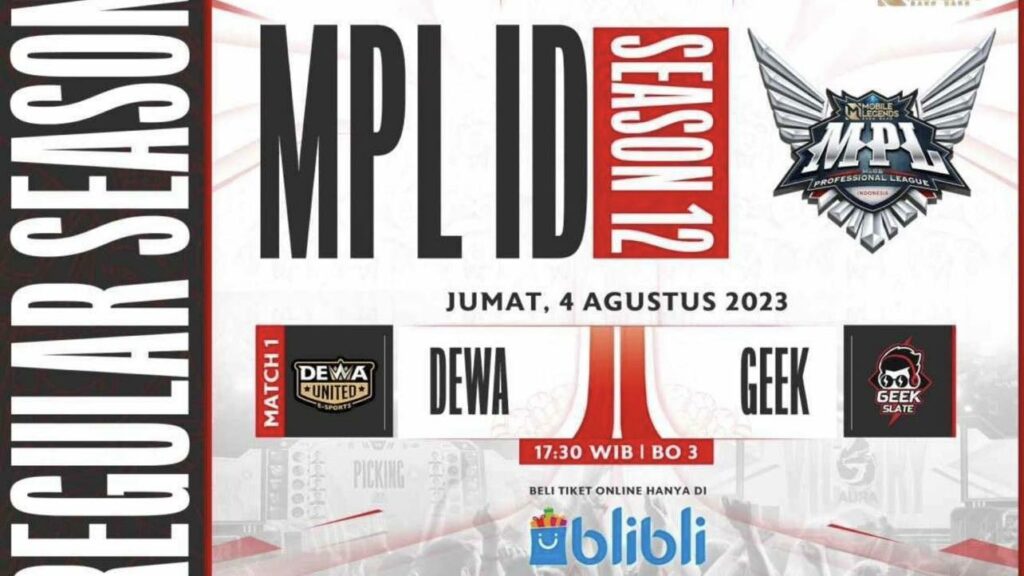 Tiket MPL ID S12, MPL ID S12, MLBB, Mobile Legends