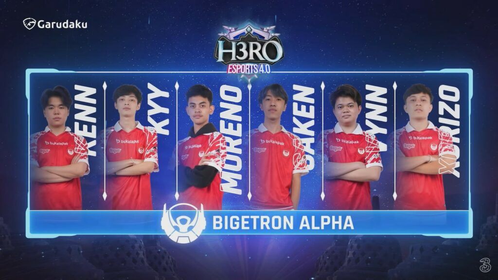 Bigetron Alpha adalah juara H3RO Esports 4.0
