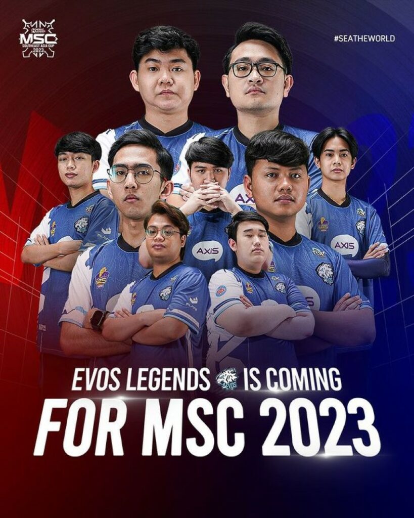 Mobile Legends, MLBB, Roster EVOS Legends di MSC 2023