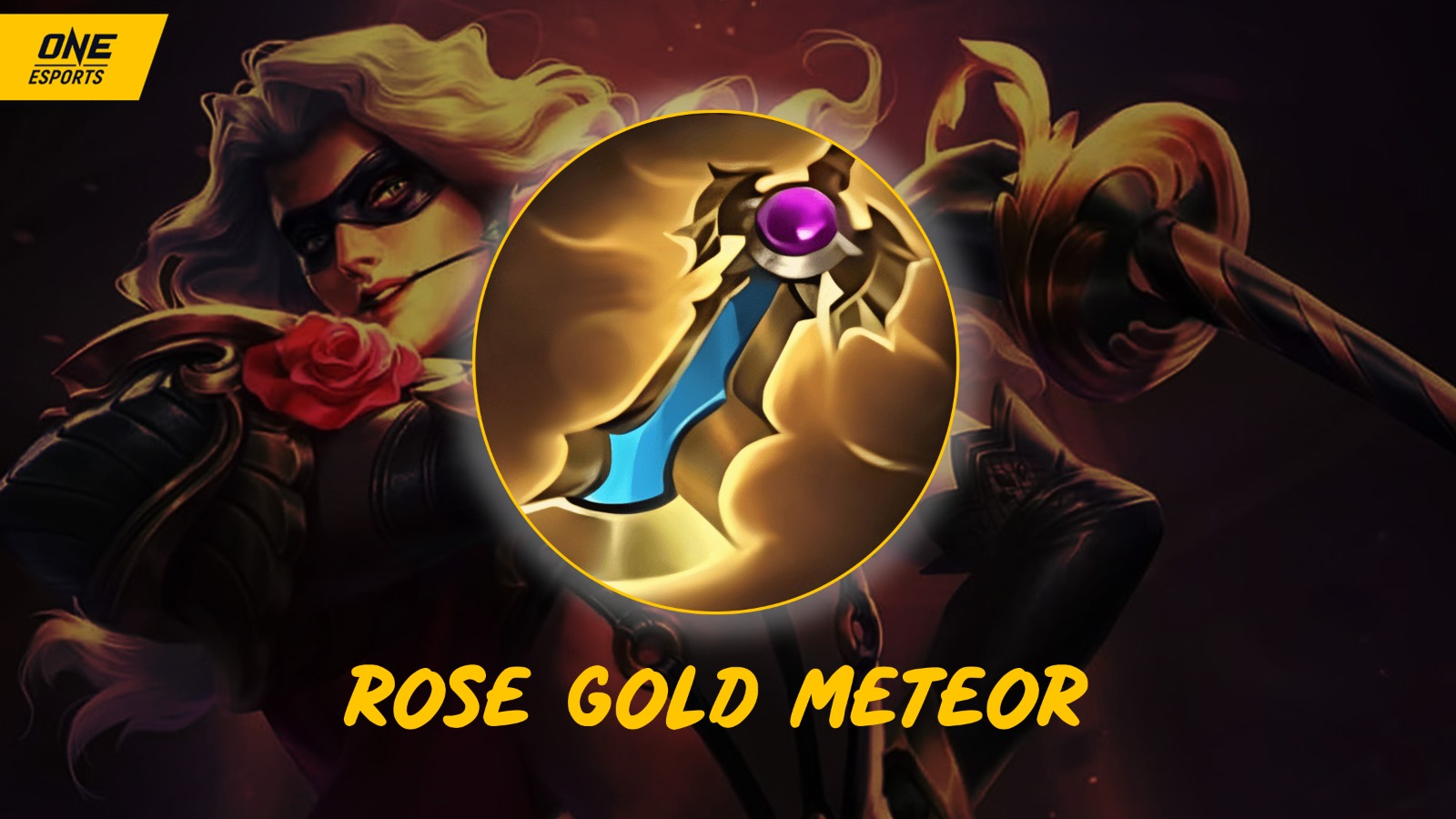 Mobile Legends, item Rose Gold Meteor