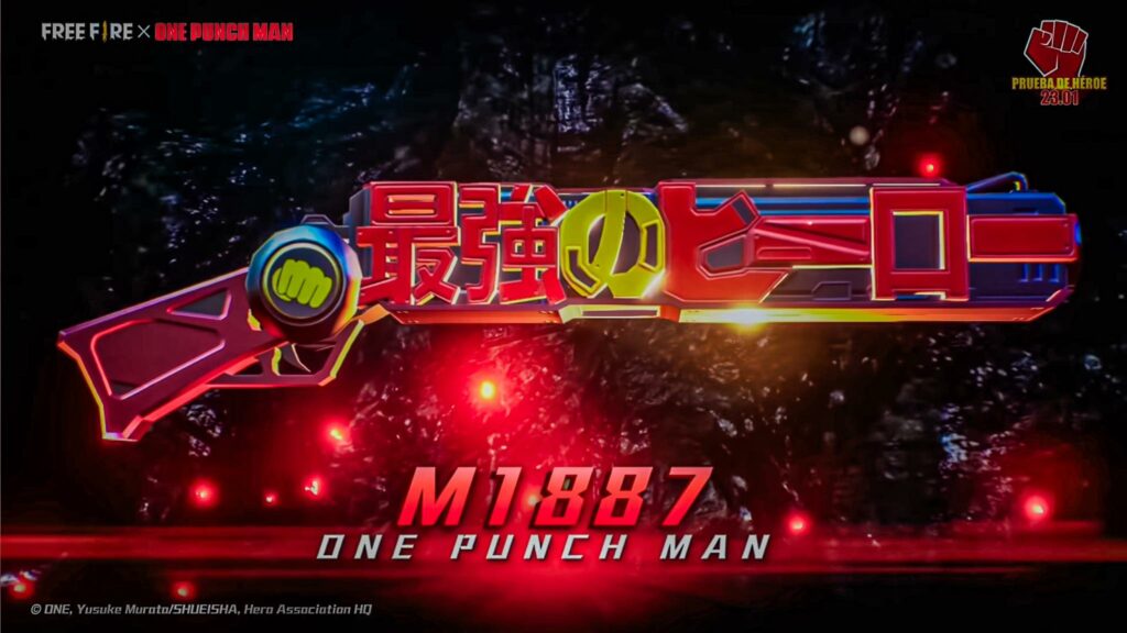 M1887 One Punch Man, SG Bunny Free Fire, Free Fire