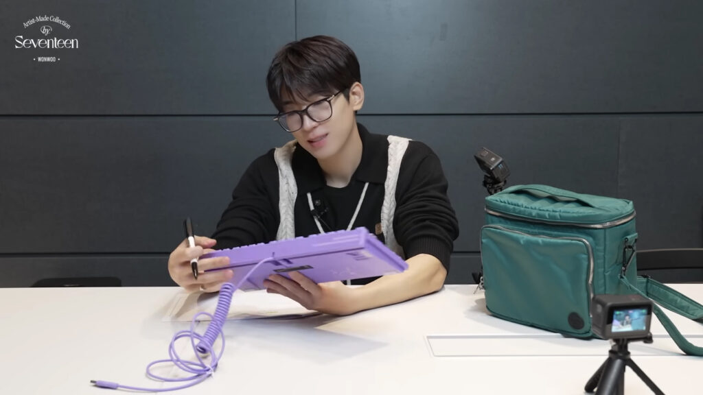 Tanggal rilis Wonwoo Keyboard, gaming gear eksklusif Idol KPop ...