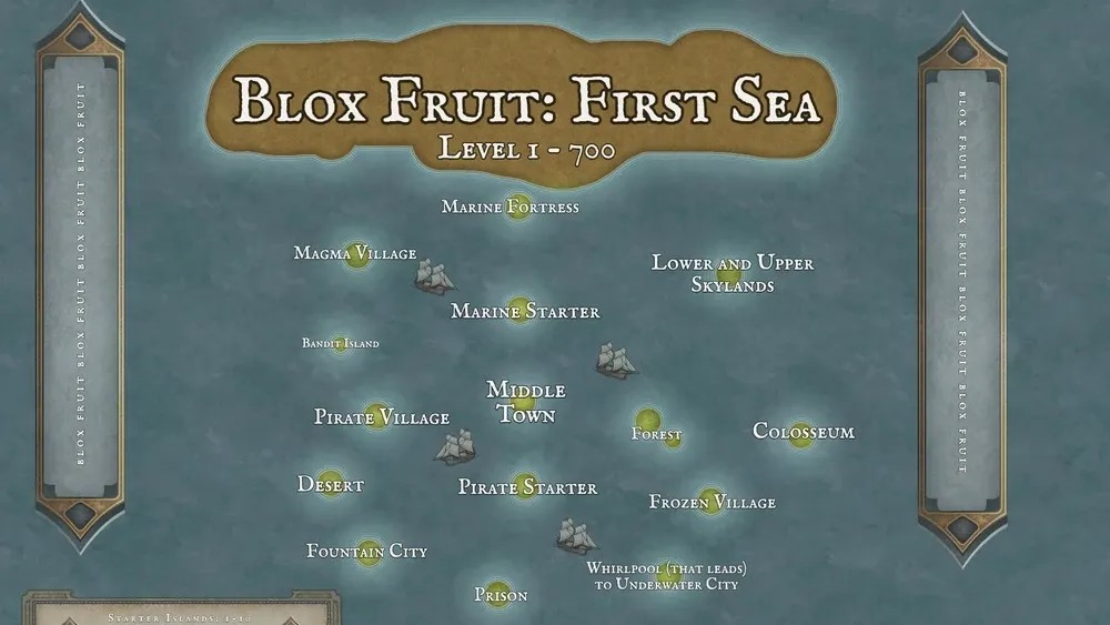 Map Blox Fruits: Semua island dan syarat level | ONE Esports Indonesia