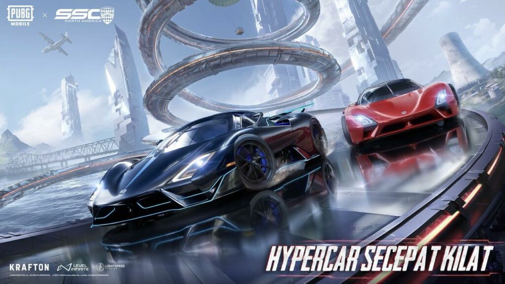 Resmi Hadir 2 Hypercar Asal Amerika di PUBG Mobile