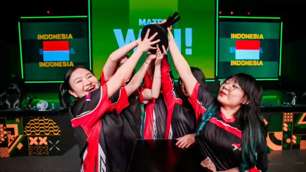 Indonesia juara IESF, Timnas MLBB Women Indonesia, IESF WEC 2024, MLBB, Mobile Legends