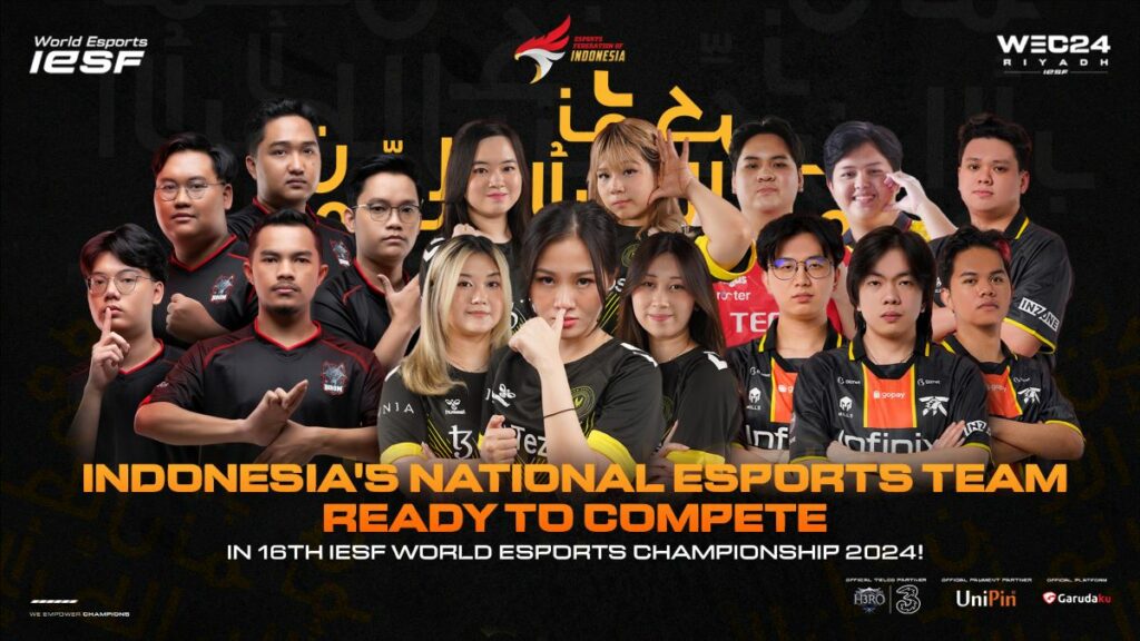 Timnas Esports Indonesia IESF WEC 2024