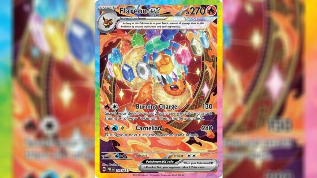 Pokemon TCG Prismatic Evolutions, Flareon ex