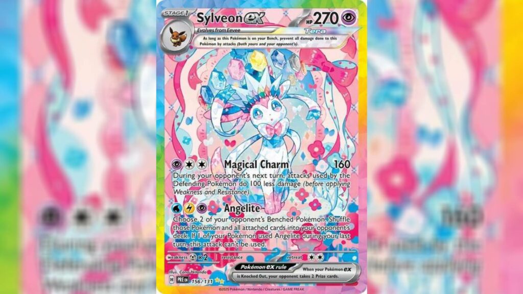 Pokemon TCG Prismatic Evolutions, Sylveon ex