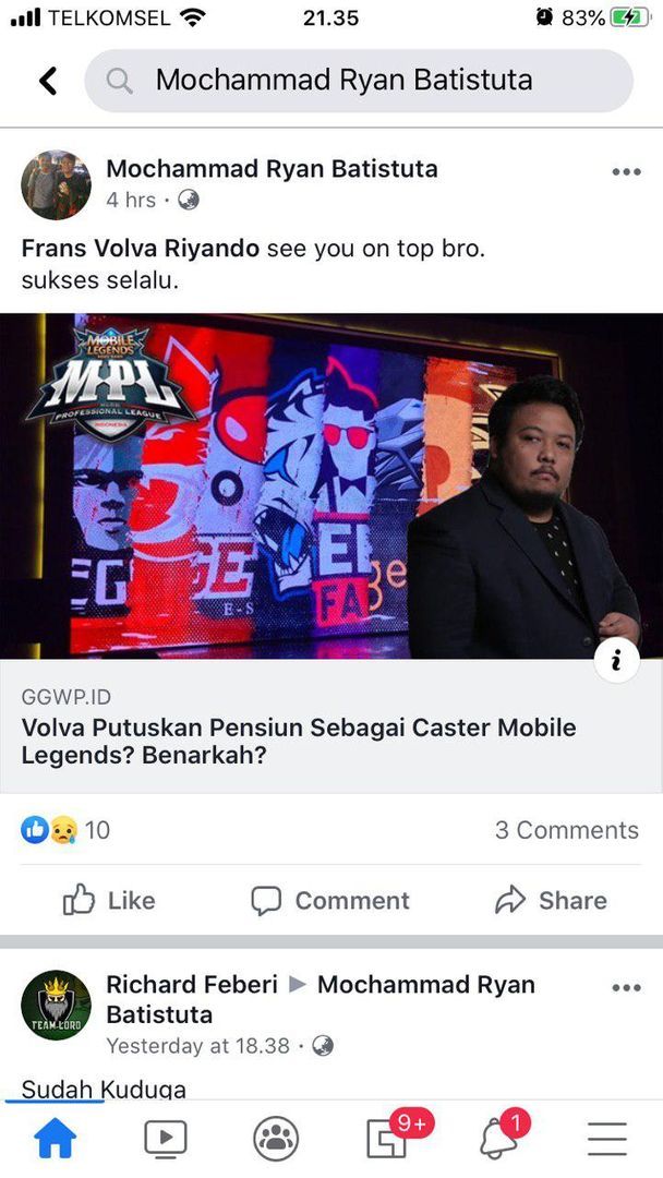 Volva berhenti jadi caster Mobile Legends, pindah ke Dota 2? ONE