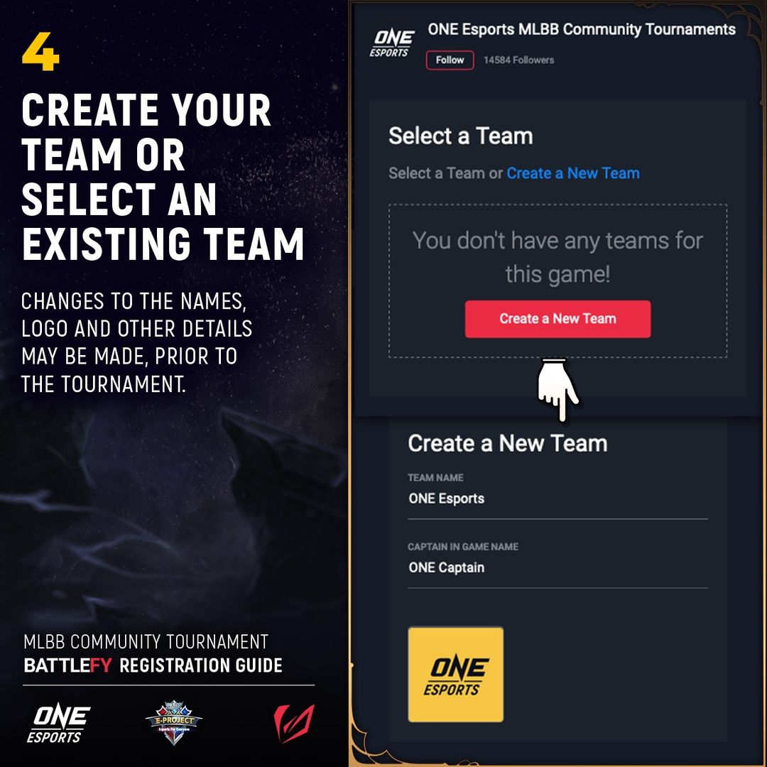 Cara Daftar ONE Esports MLBB Community Tournament | ONE Esports Indonesia