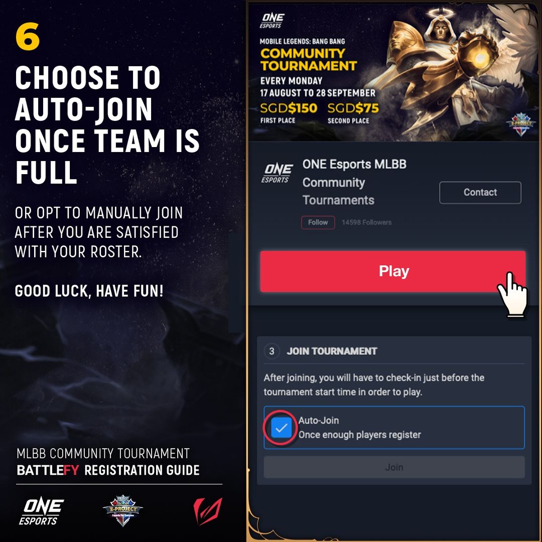 Cara Daftar ONE Esports MLBB Community Tournament | ONE Esports Indonesia