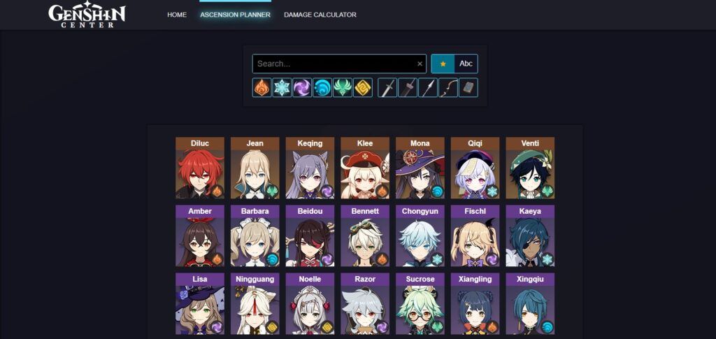 Фото всех персонажей геншин импакт с именами